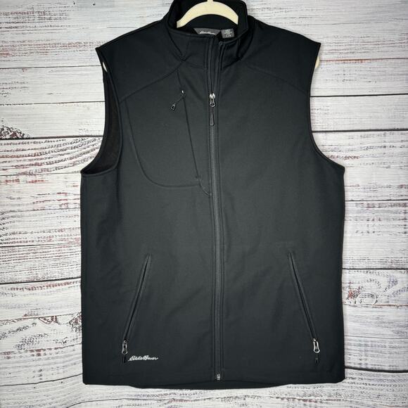 Eddie Bauer Stretch Soft Shell Vest Black - Men's 4XL- NWOT - Picture 2 of 3